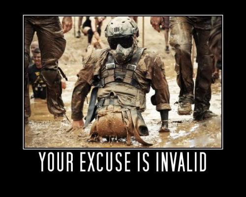 your excuse is invalid
